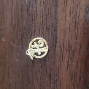 Gold Logo Pendant Charm